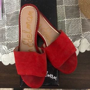 Sam Edelman Kenz, Red Suede